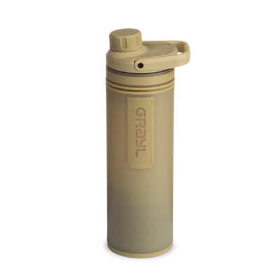 Grayl UltraPress Desert Tan Outdoor Wasserfilter Frontansicht