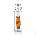 Soulbottle Die Maus (0,6 Liter) Glasflasche mit Bügelverschluss Frontansicht