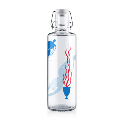 Soulbottle Divine Divers (1 Liter) Glasflasche Rückansicht